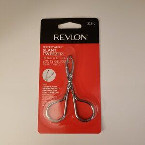 4/$20 Revlon Perfectweeze Slant Tweezers Scissor Grip 32210 New Eyebrow Tool